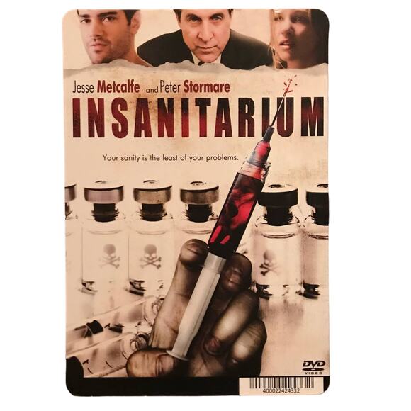 Mini Movie Poster - Insanitarium - Art Home Office Wall Dorm Decor Fits A5 Frame - Picture 1 of 6